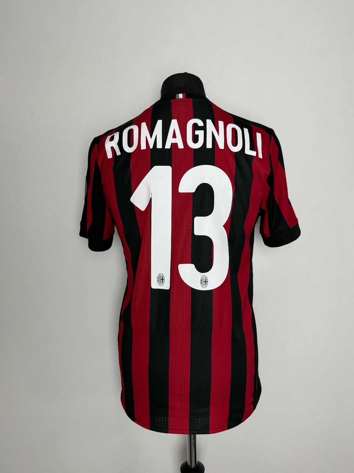 AC Milan 2017/18 Match worn / issued Shirt Romagnoli — Vintage Original, Size M
