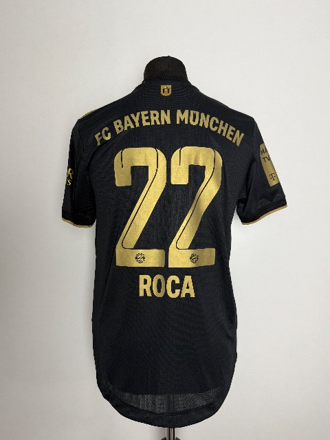 Bayern München 2021 Match Worn / Issued Shirt — Marc Roca — front