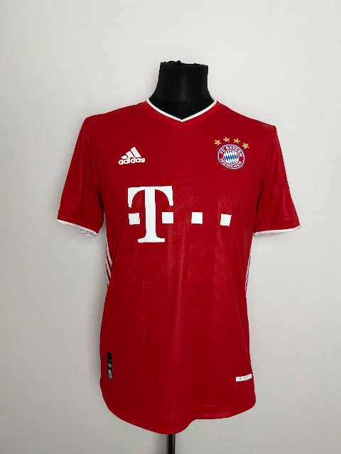 Bayern München 2020/21 Match Worn Shirt — Joshua Kimmich, with COA, Size M — back nameset