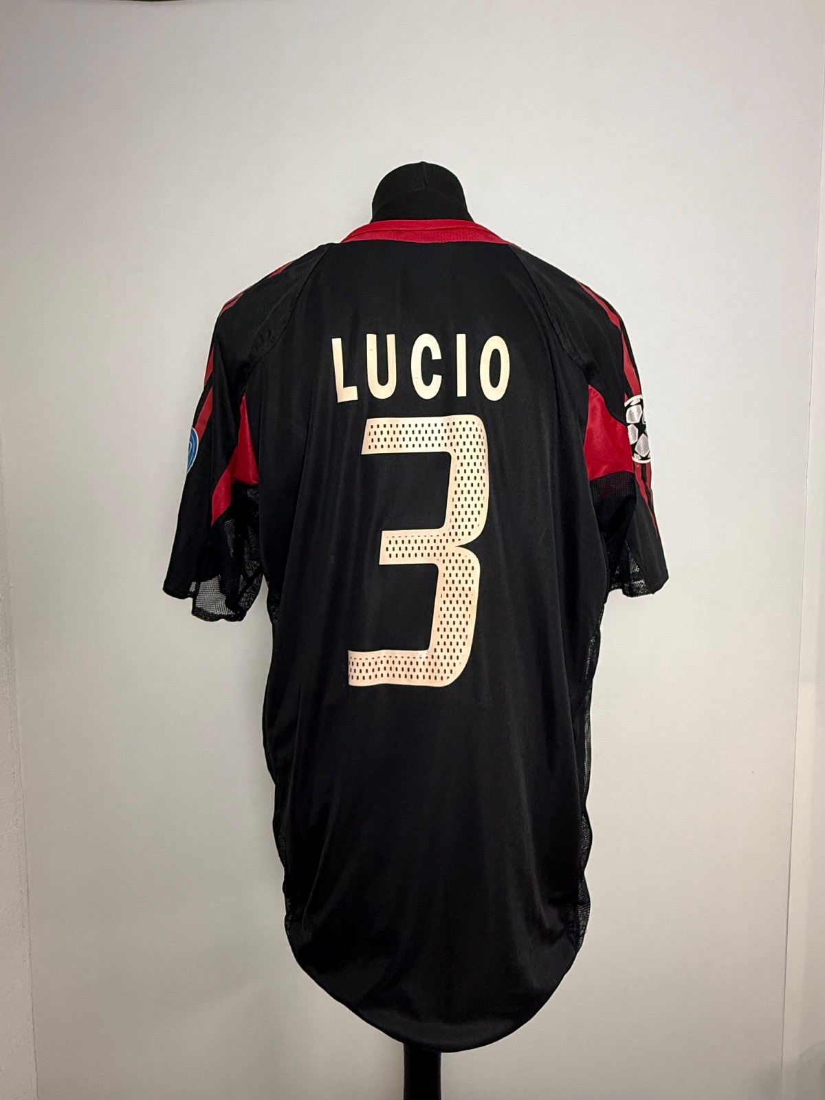 Bayern München 2004-2005 Match Worn / Issued Shirt — Lúcio, with COA, Size XL — front