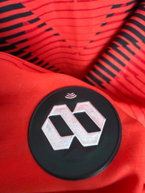 AC Milan 2023/24 Serie A Match Worn Shirt — Fikayo Tomori, with COA, Size L — size label
