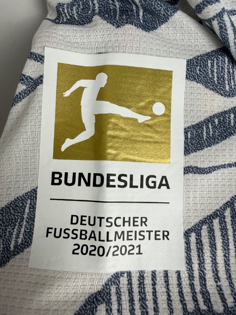 Bayern München 2020/21 Match Worn Shirt — Josip Stanišić, with COA, Size M — sleeve detail