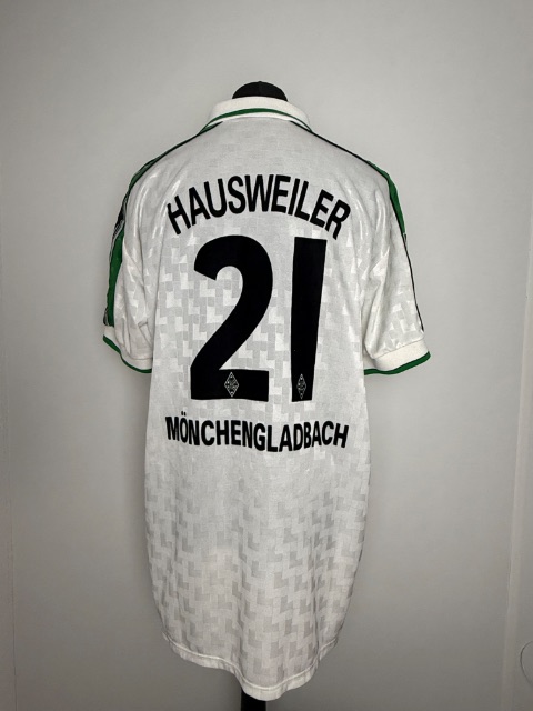 Borussia Mönchengladbach 1999-2000 2. Bundesliga Match Worn Shirt — Markus Hausweiler, with COA, Size XL — front