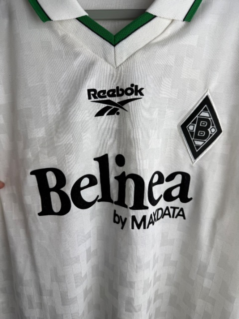 Borussia Mönchengladbach 1999-2000 2. Bundesliga Match Worn Shirt — Markus Hausweiler, with COA, Size XL — sleeve detail