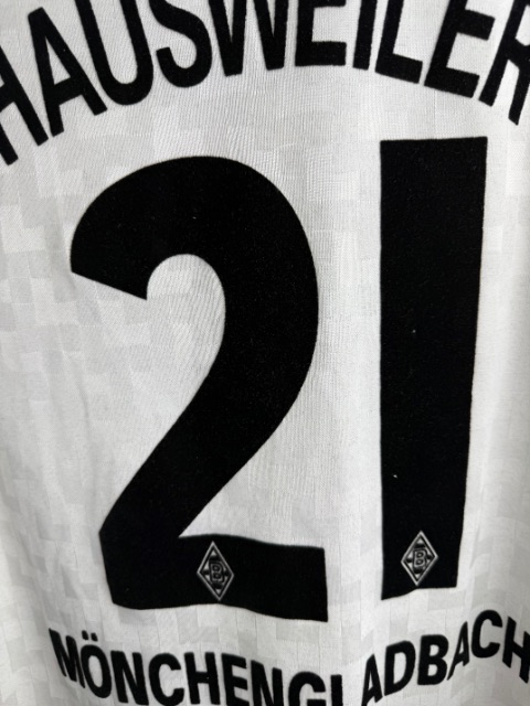 Borussia Mönchengladbach 1999-2000 2. Bundesliga Match Worn Shirt — Markus Hausweiler, with COA, Size XL — match wear detail