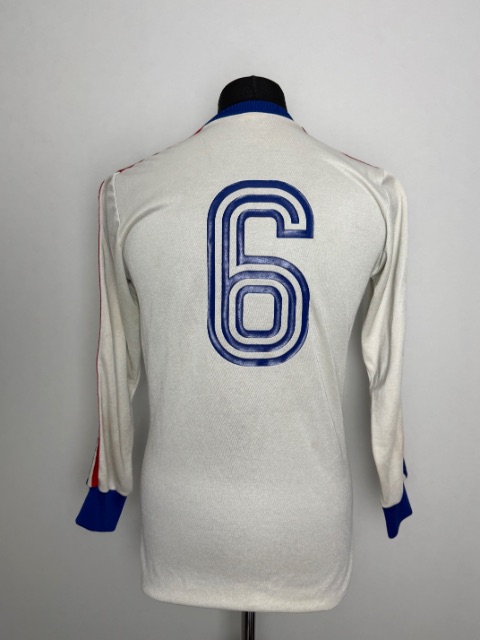 Luxembourg 1976 Match Worn Shirt — Jean-Louis Margue, Size M — back nameset