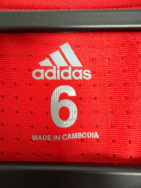 Bayern München 2017 Match Worn / Issued Shirt — Douglas Costa — wash label