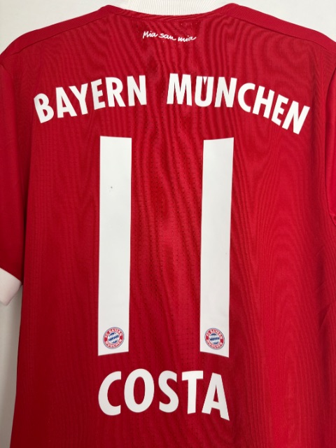 Bayern München 2017 Match Worn / Issued Shirt — Douglas Costa — certificate of authenticity