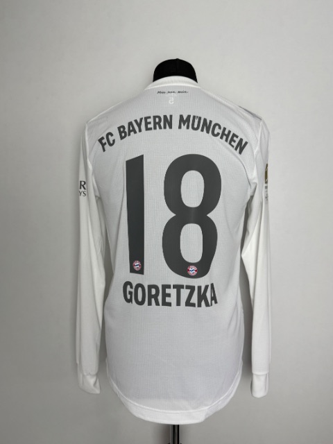 Bayern München 2019 Match Worn / Issued Shirt — Leon Goretzka — back nameset