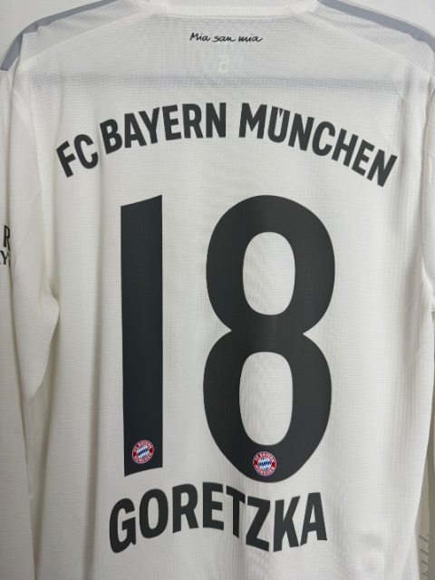 Bayern München 2019 Match Worn / Issued Shirt — Leon Goretzka — certificate of authenticity