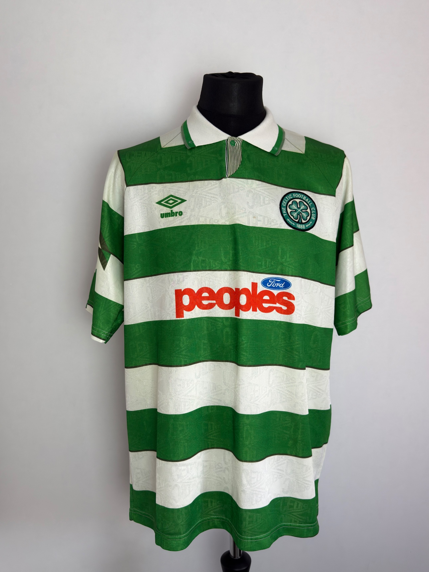 Celtic 1991 Home Shirt — Vintage Original, Size XL